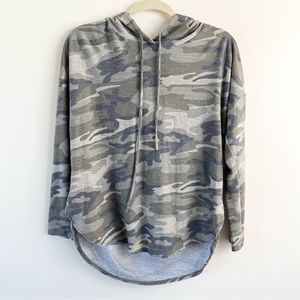 LAST DAY TO PURCHASE! Camo Pullover Back Cut-Out, Size S